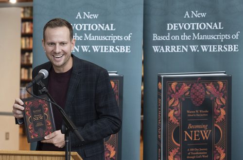 Becoming New by Warren Wiersbe shown here with Dan Jacobsen.