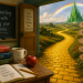 Yellow brick road illustrating a teacher's lesson about updating classroom examples