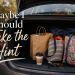 Open car trunk with shopping bags, illustrating a story about recognizing when our plans may need to change.
