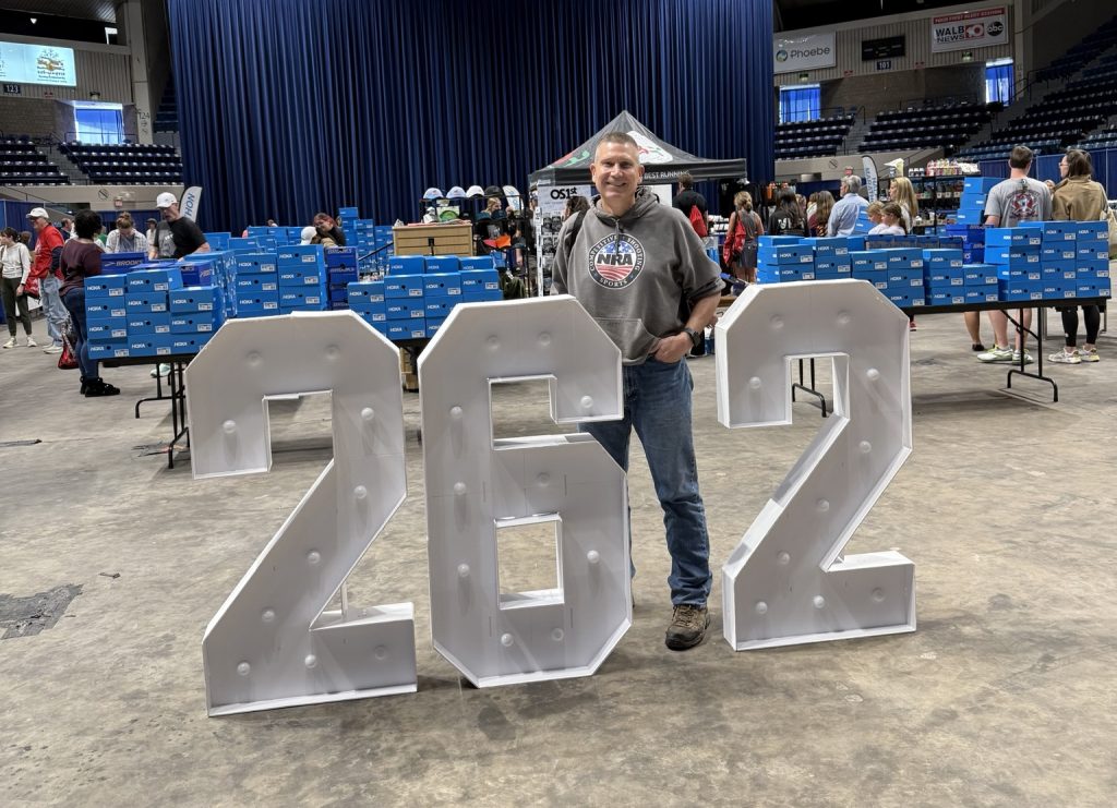 Tom at a marathon